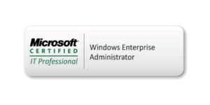 Windows Enterprise Administrator certification badge