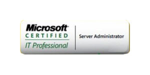 Microsoft Certified IT Professional Server Administrator badge
